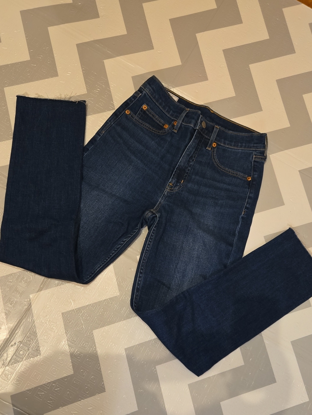 GAP Women's Dark Indigo Straight Leg Jeans Size 27/2R